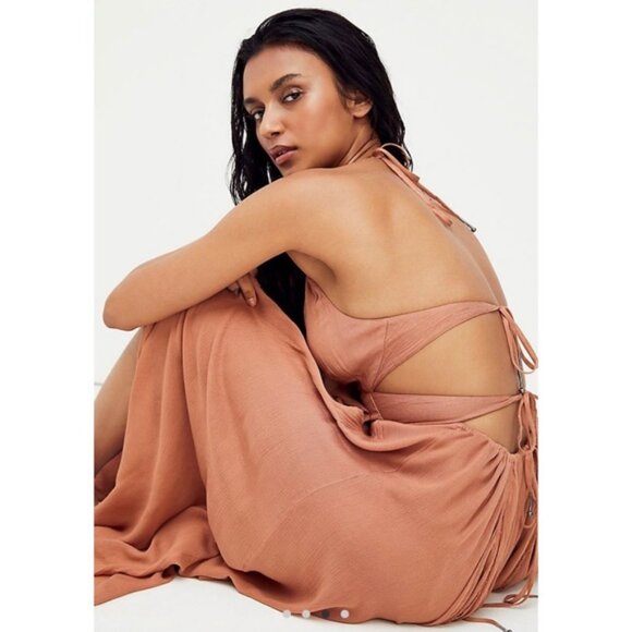 Free People Rust Maxi Dress - Picture 5 of 12